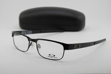 NEW OAKLEY OX5038-1153 METAL PLATE SATIN BLACK AUTHENTIC EYEGLASSES 53-18