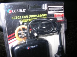 CGSULIT SC301 Car Check Engine Light OBD II Code Reader with Reset diagnostics