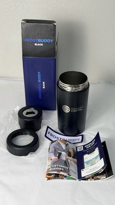 Frost Buddy Universal Buddy 10 in 1 Can Cooler Matte Black Graham Capital NEW