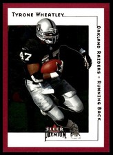 2001 Fleer Premium #SR 120 Tyrone Wheatley Star Rubies #/125