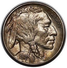 1919-S Buffalo Nickel, Scarce This Nice, Brilliant Uncirculated Better Date +++