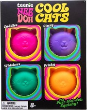 Teenie Cool Cats Stress Ball 4-Pack