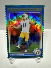 2024 Score Cameron Dicker Teal Die-Cut /10 #167