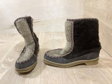 Vintage Winter Snowland Faux Fur Snow Boots Women's Size 8 Brown