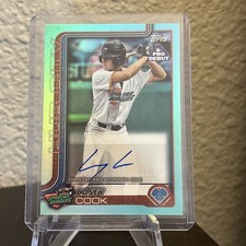 2025 Topps Pro Debut Casey Cook #PD-188 Autographs /75 