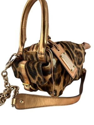 Genuine Vintage DOLCE & GABBANA Miss Double Leopard Print Calf