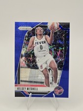 2024 Panini Prizm WNBA #64 Kelsey Mitchell Blue Velocity Prizms