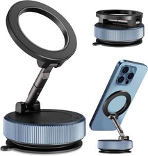 Vacuum Magnetic Suction Phone Holder 360 Adjustable Magnetic Car Phone Holder