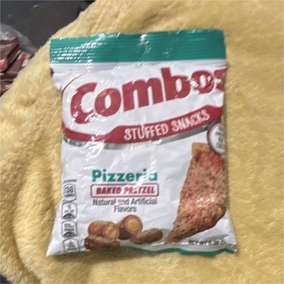 Combos Pizzeria Baked Pretzel Stuffed Snacks Natural & Artificial Flavors 6.3 oz