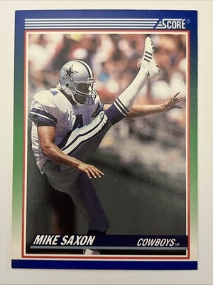 1990 Score Football Mike Saxon Dallas Cowboys #379 | eBay