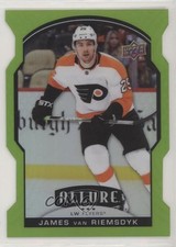 2020-21 Upper Deck Allure Green Quartz 18/99 James van Riemsdyk #17 0nr3