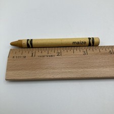 Crayola Crayon Binney Smith Maize RARE Retired Color Vintage Discontinued USA