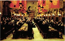 Harry Potter The Great Hall Postcard Unposted