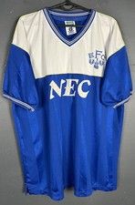 RETRO REPLICA MEN FC EVERTON 1985/1986 HOME SOCCER FOOTBALL SHIRT JERSEY SIZE XL