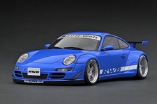 Ignition Model IG3256 1/18 Porsche 911 RWB 997 Light Blue SSR SP1
