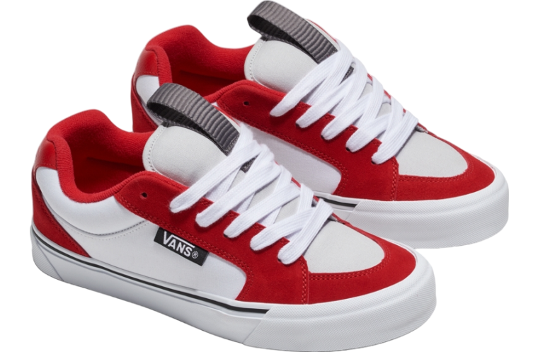 Size Vans Chukka Push LS Racing Red White for sale online - Main Image
