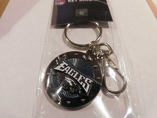 NFL - PHILADELPHIA EAGLES OFFICIALLY LICENSED  IMPACT TEAM KEY CHAIN KEY RING - Picture 1 of 1