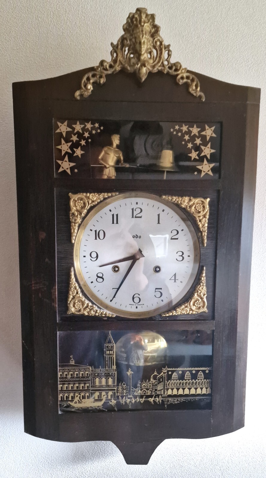 ODO JAQUEMAR Clock Wall Clock French eBay
