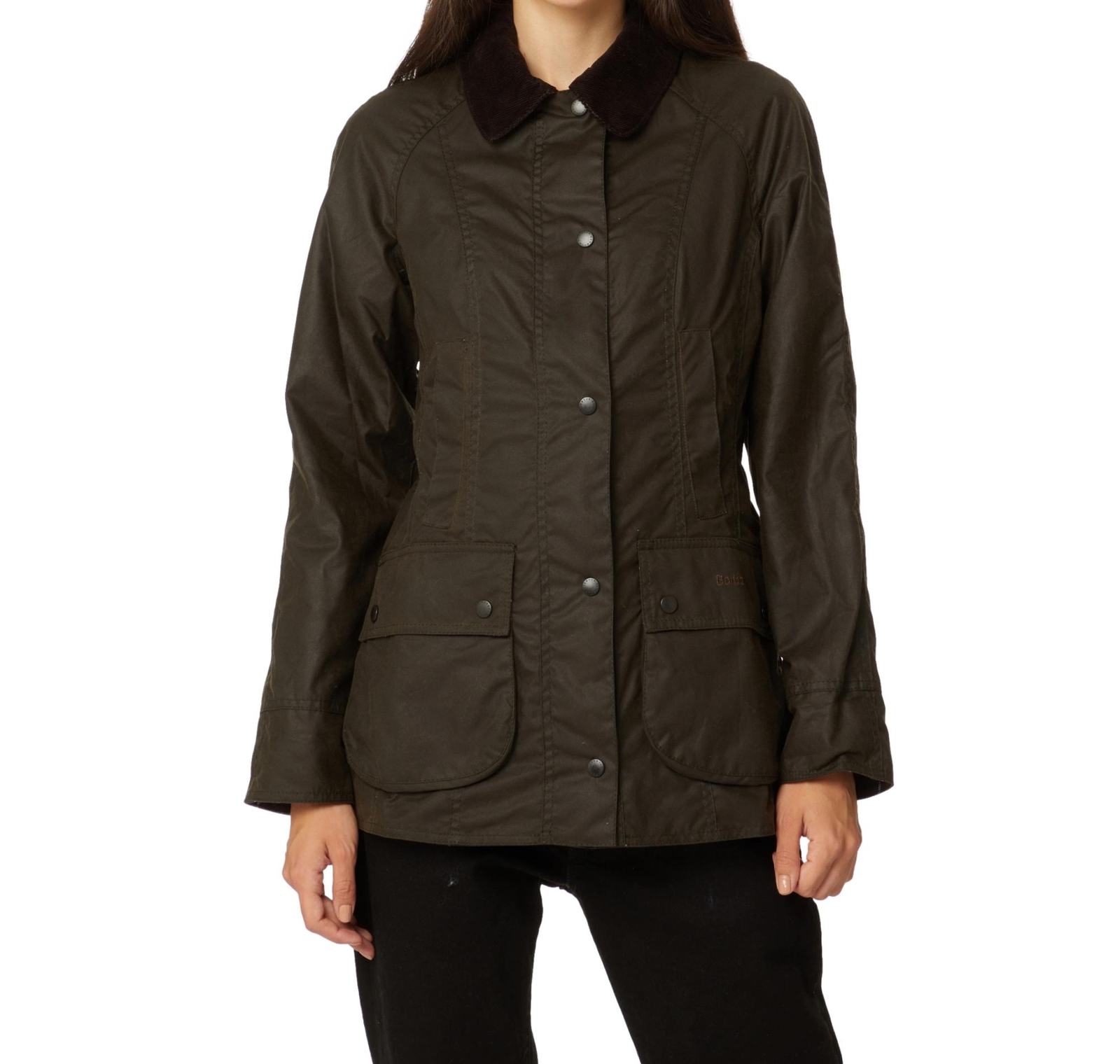 BARBOUR Chaqueta Mujer En Cera Clásico Beadnell Wax LWX0668OL71 Color Oliva