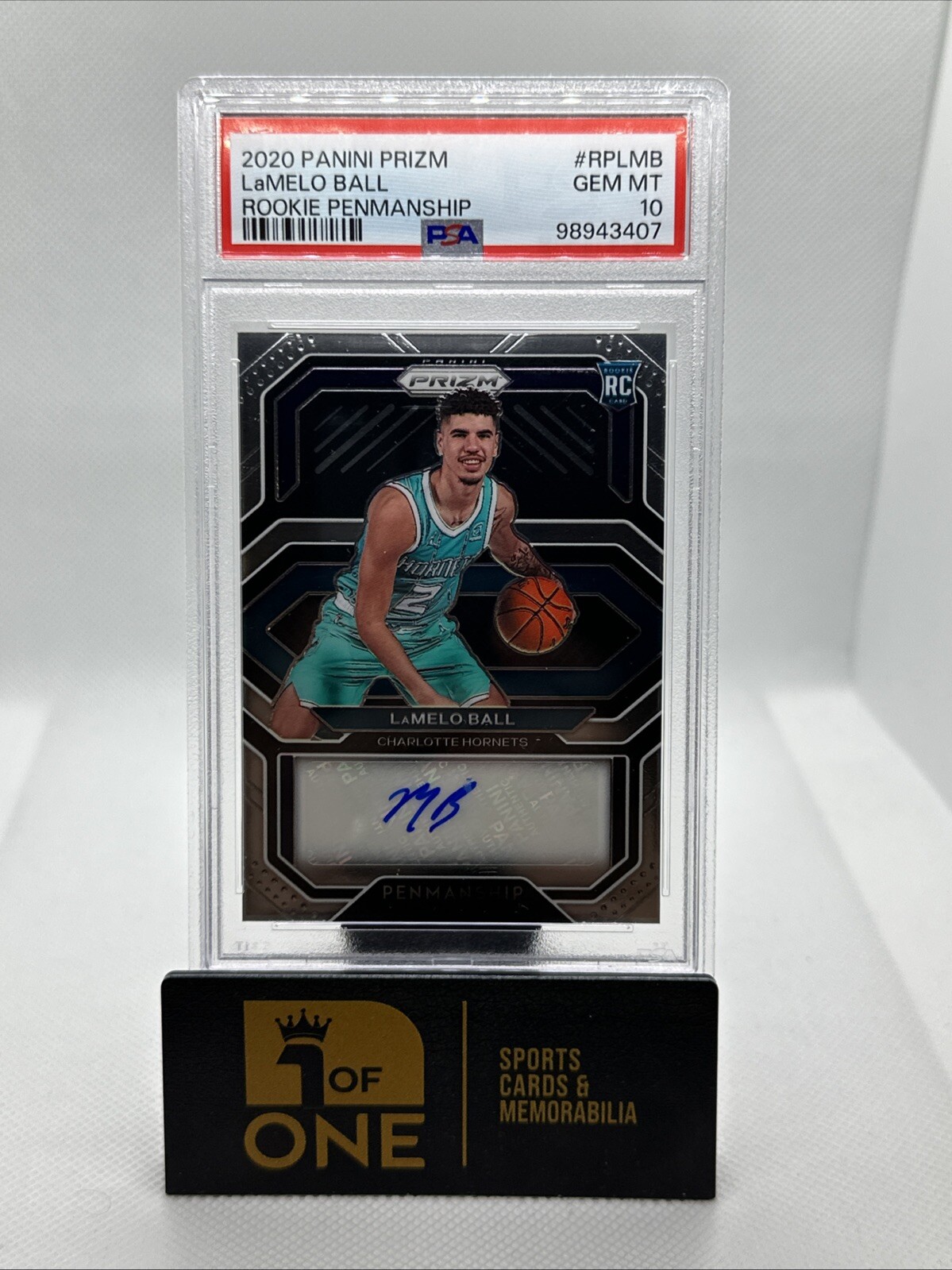 2020-21 Prizm - Rookie Penmanship - PSA 10 - LaMelo Ball - Hornets