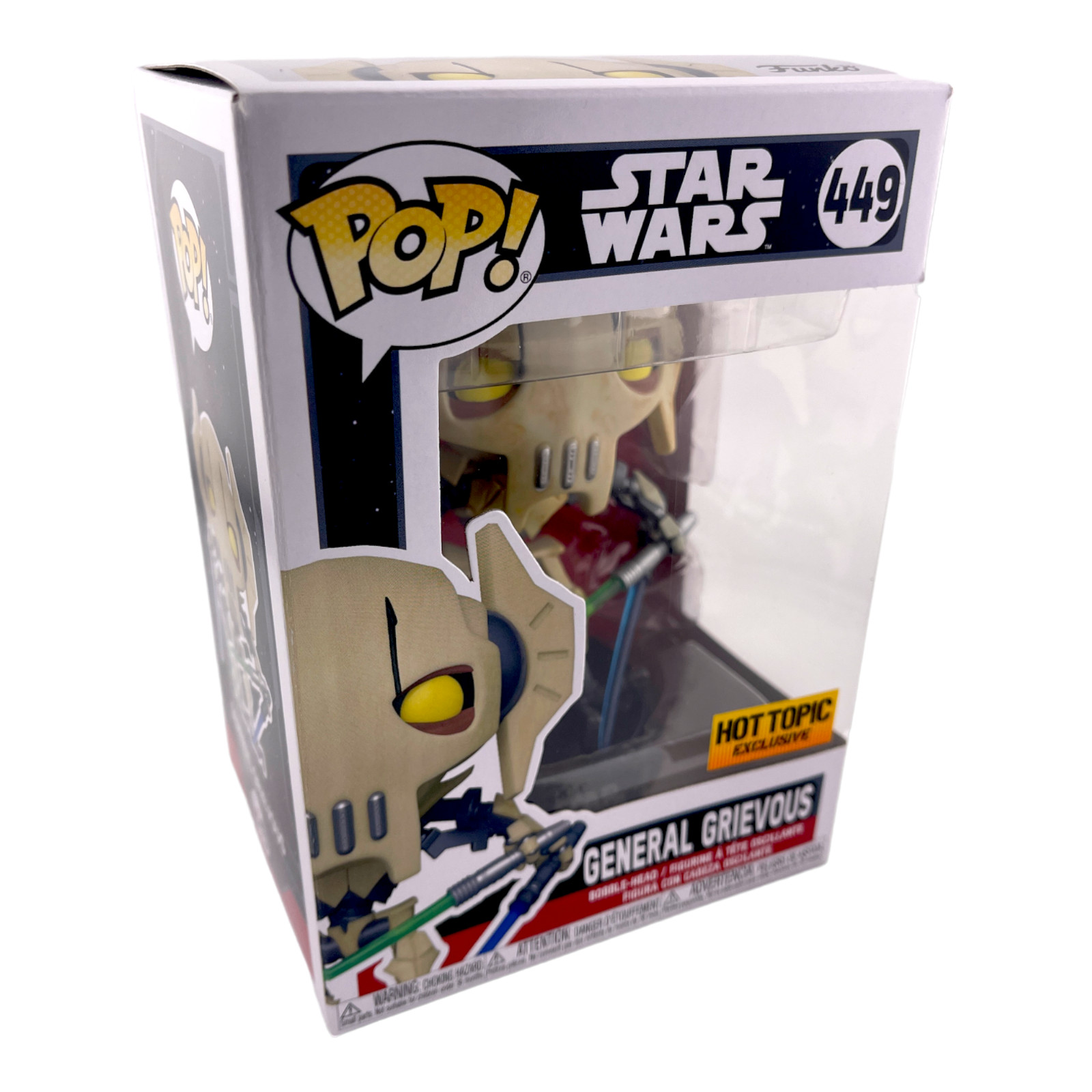 Funko Pop! Star Wars 449 General Grievous Hot Topic Exclusive Vaulted Figure