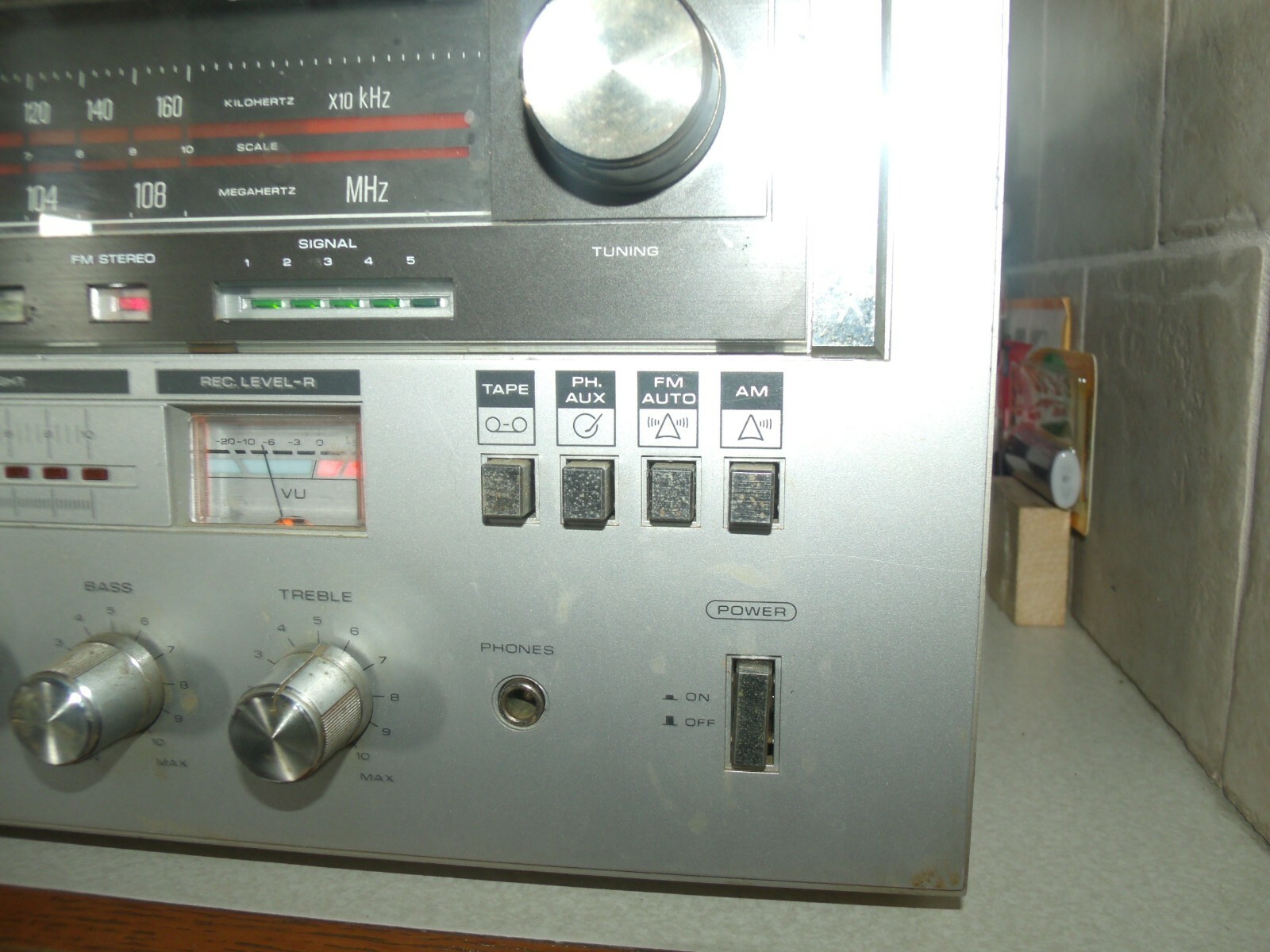 VTG Sound Design 5883 AM FM Stereo Receiver Cassette Tape Deck 8 Track