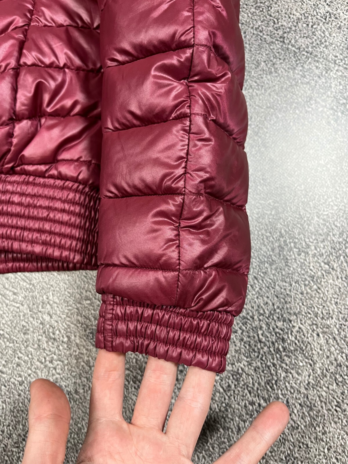 Peak Performance Ice Down Hood Jacket Womens Burg… - image 13