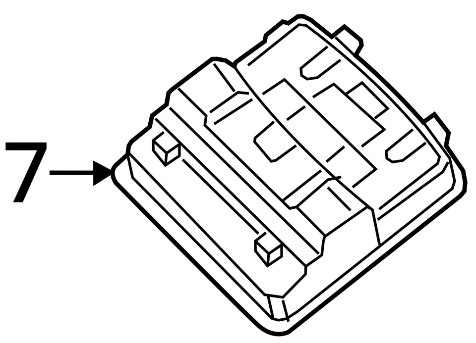 13 14 15 ALTIMA OVERHEAD CONSOLE W/O SUNROOF OEM 3917-4 — 第 4/4 张图片