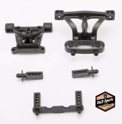 Traxxas 7015 Front & Rear Body Mounts w/ Mount Posts 1/16 E-Revo/Slash