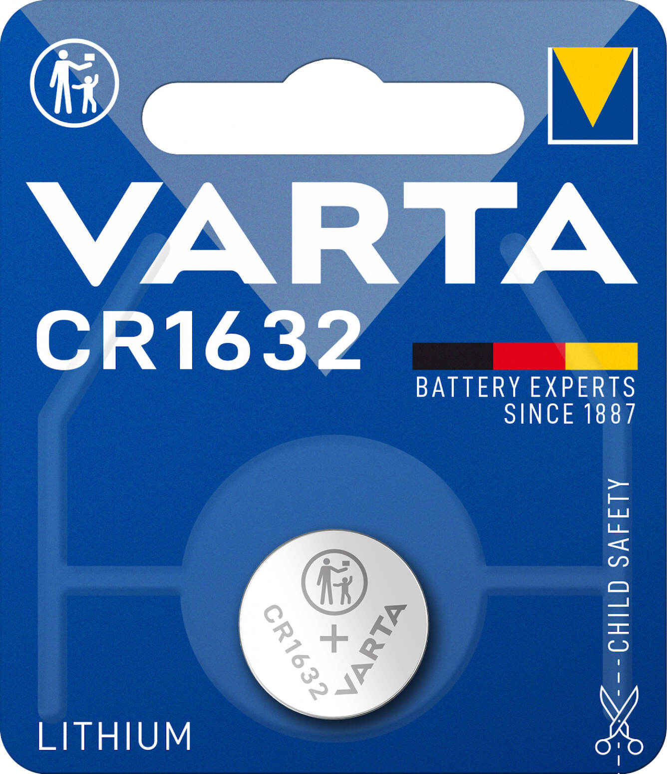 5X Varta Cr1632 1Er Blister 3V Batterie Lithium Knopfzelle 6632