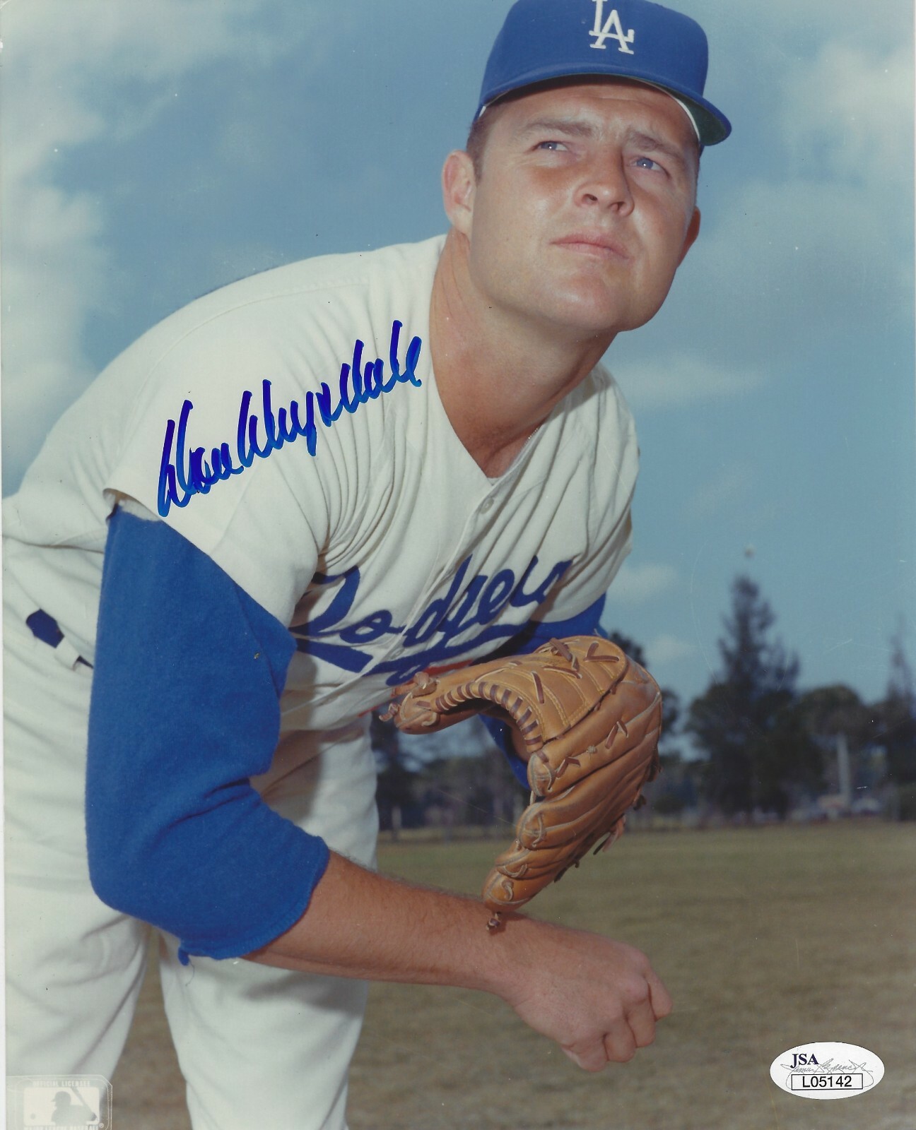 Don Drysdale Autographed Signed Los Angeles Dodgers 8x10 photo - JSA COA 