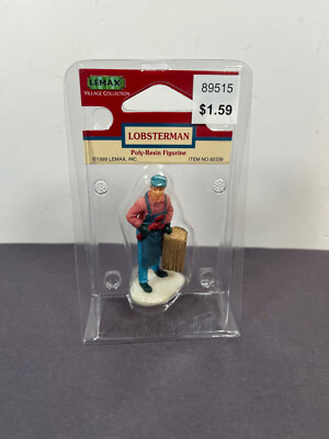 Lemax Village LOBSTERMAN Poly-Resin Figurine Christmas Figure Set 1999 92339