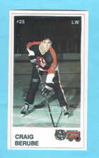 1985-86 Medicine Hat Tigers #25 Craig Berube! Philadelphia Toronto Calgary NY!