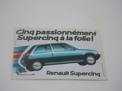 Renault Supercinq : plus cinq que la R5 ! – L'Autoscope