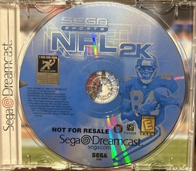Sega Dreamcast Sports NFL 2K Football  1999 Complete