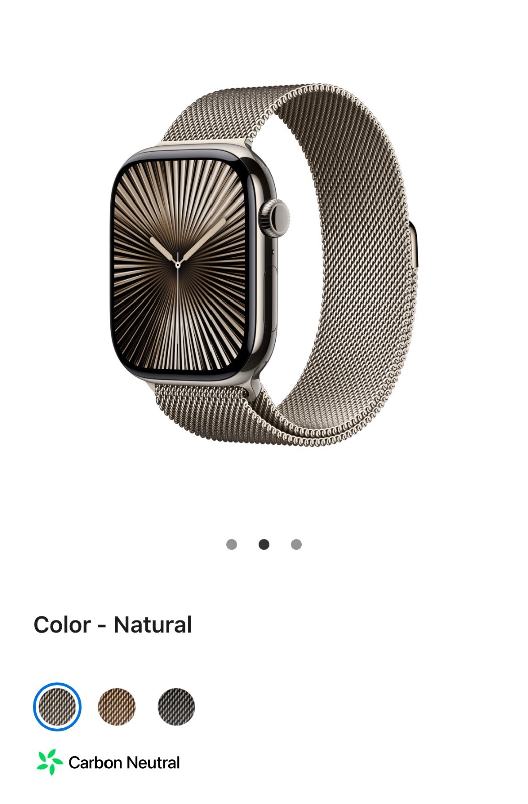 Apple Watch Band - Milanese Loop (compatible with 44mm,45mm,46mm,49mm)-image