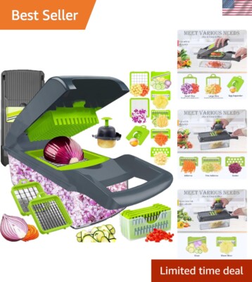 Pro-Series 16-in-1 Mandoline Slicer & Vegetable Chopper - Kitchen Essential