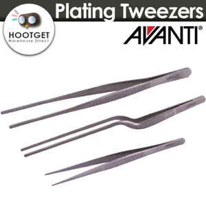 [3pcs Set]Avanti Stainless Steel Plating Tweezers Plating Tongs Serving Present