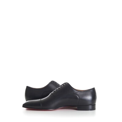 CHRISTIAN LOUBOUTIN 945$ Greggo Lace-Up Oxford Shoes - Black  display picture 1