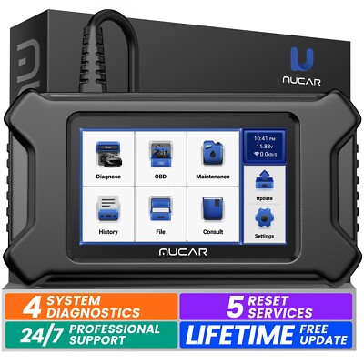 MUCAR CS4 Automotive OBD2 Scanner ABS SRS Car Diagnostic Scan Tool Oil EPB TPMS