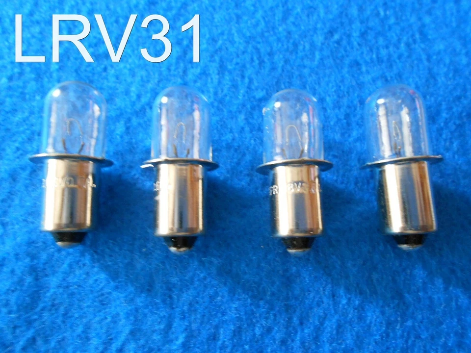 REPLACEMENT / NON-OEM 4x RYOBI 18v VOLT Cordless Flashlight Xenon Bulb - P700 P703 P704 FL1800
