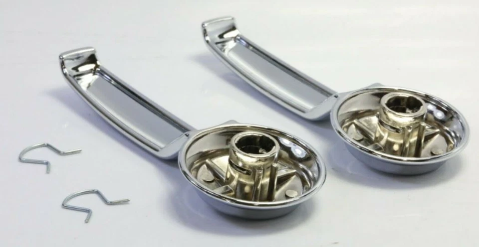 Juego de pares de manijas de puerta interiores delanteras para camioneta Chevy GMC Foto 3 de 3