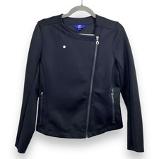 Joy Lab Athletic Asymmetrical Zip Moto Scuba Jacket Size S