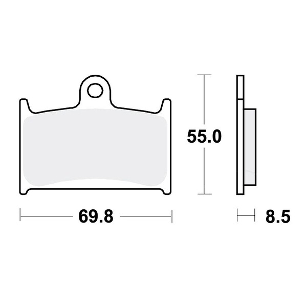 TRW SV BremsbeläGe Passend Vorn FüR Suzuki GSX-R 1100 Bj. 1989-1992-image