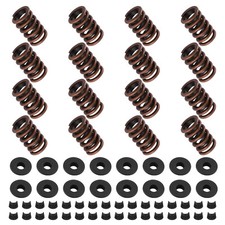 64pcs Valve Springs Kit W Steel Retainers Locks For Chevy Sbc 350400z28