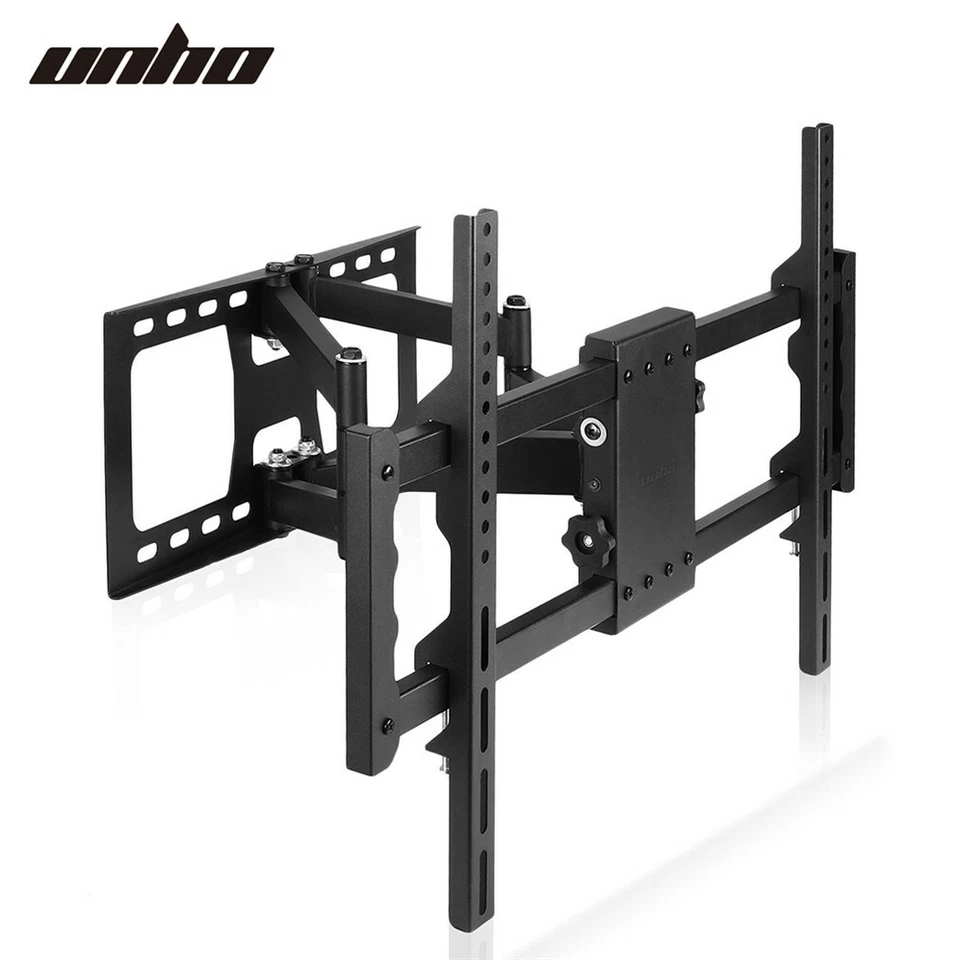 Soporte de montaje en pared para TV totalmente ajustable soporte firme doble brazo para TV grande de 42-85" Foto 2 de 4