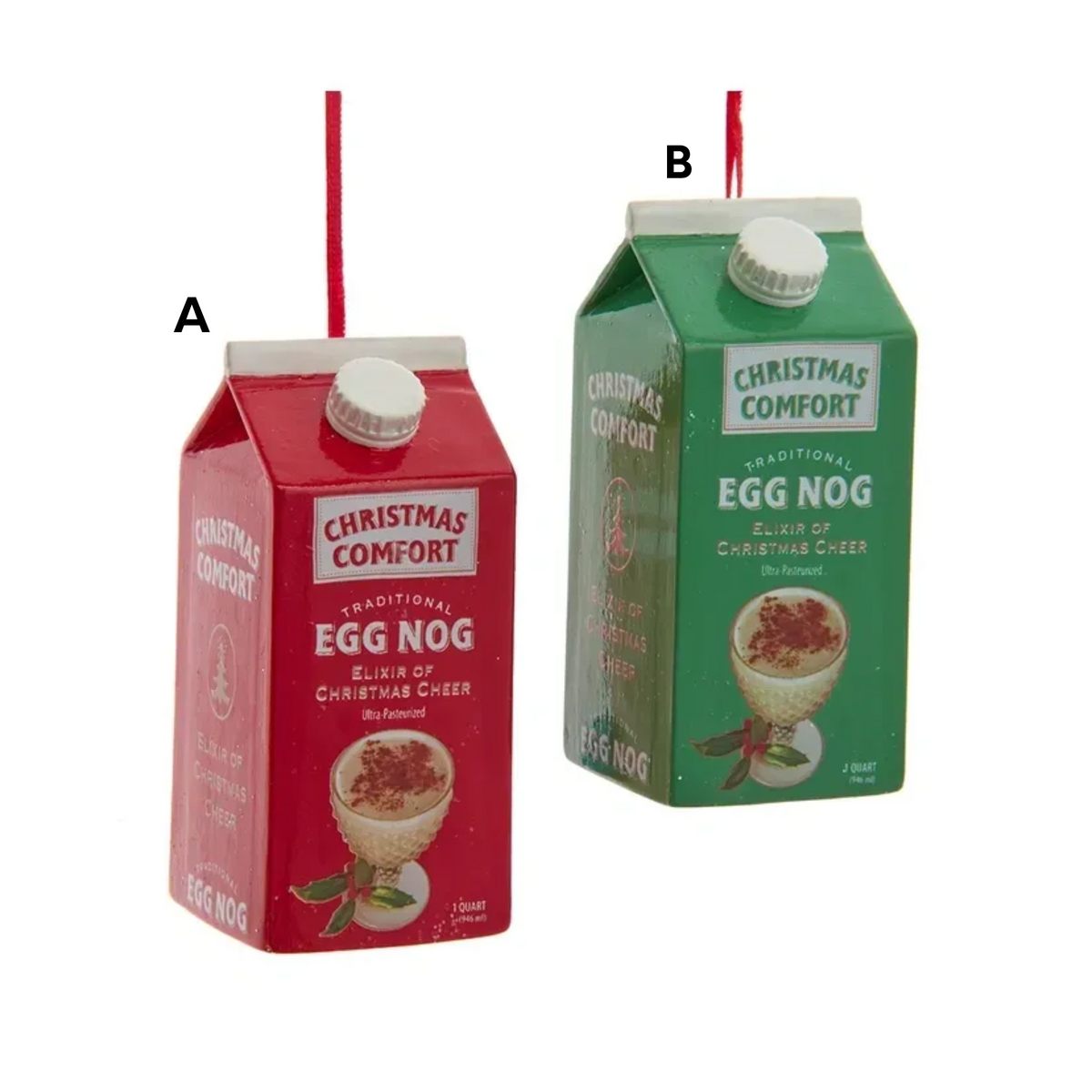 Egg Nog Carton Ornament eBay