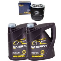 MotoröL Set Mannol Energy 5W-30 API 8 Liter + ÖLfilter FüR Toyota Hiace IV Bus