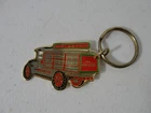 Vintage 1987 Coca-Cola Metal Enamel  Keychain