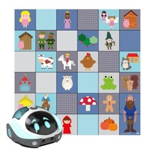 TTS Loti Bot W/ Fairy Tale Mat STEM Toy Robot Programmable and Rechargeable Toy